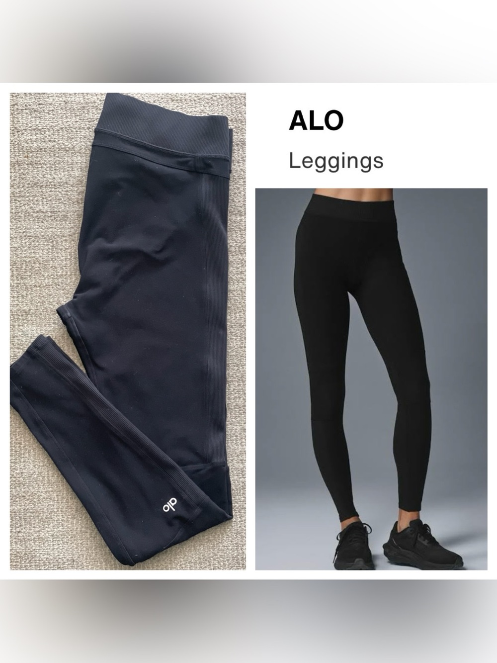 ALO YOGA Women’s Soft High-Waist Head Start Legging - Large
